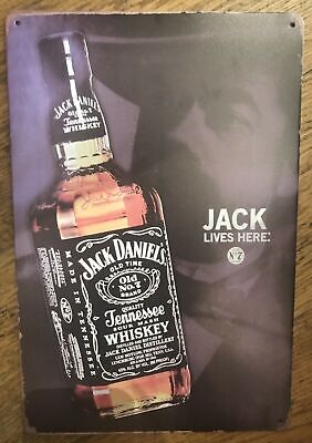 Nostalgie Vintage Blechschild „Jack Daniels- Jack Lives Here“ 30x20  300013