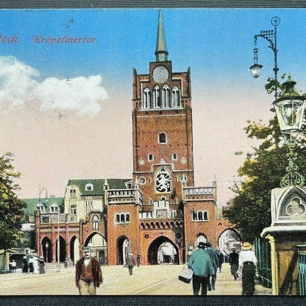Rostock Kröpeliner Tor Stadt Turm Mecklenburg-Vorpommern Deutschland 410726 C