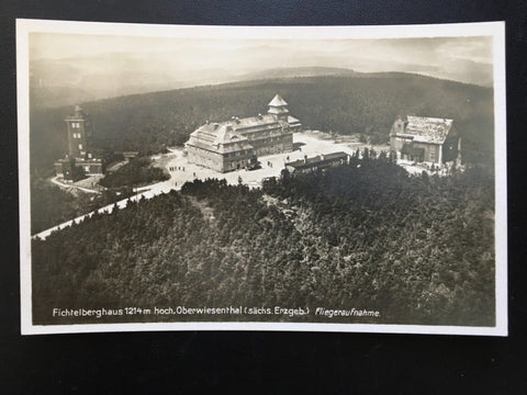 Fichtelberghaus - Oberwiesenthal - Sächs. Erzgebirge - Fliegeraufnahme 921 TH