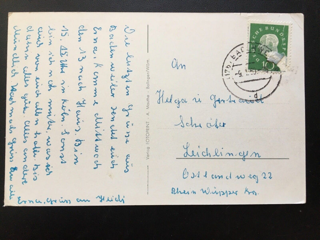 Nach dem Moorbad - Frau in Badewanne - Künstlerkarte 926 TH