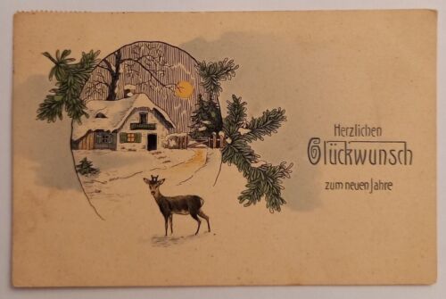Herzlichen Glückwunsch zum neuen Jahr Reh 500111A gr D