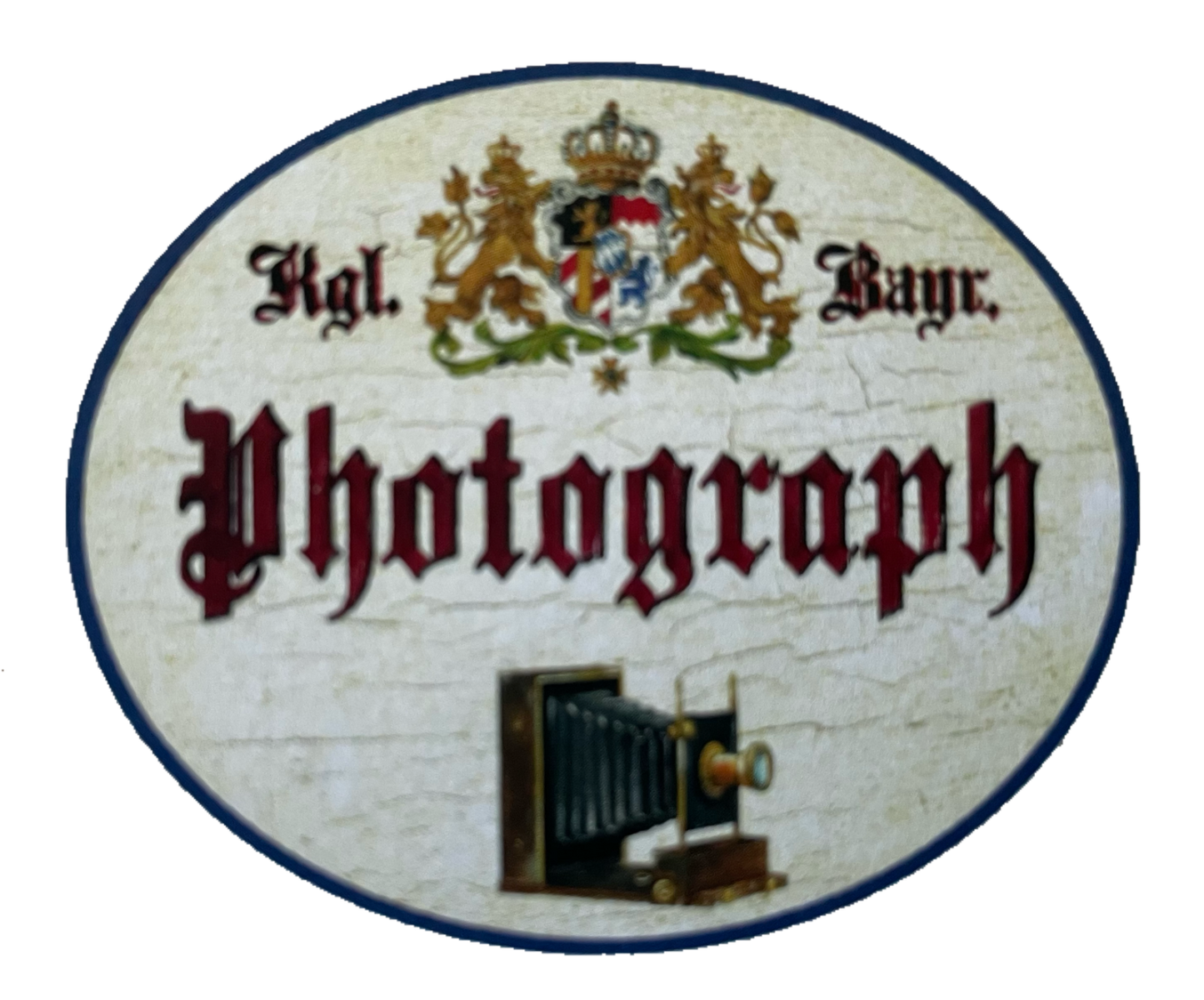 Nostalgie Holzschild Bayern Königlich Bayerischer Photograph Fotograf Schild