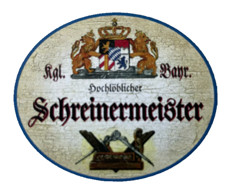 Nostalgie Holzschild Bayern Königlich Bayerischer Hochlöblicher Schreinermeister