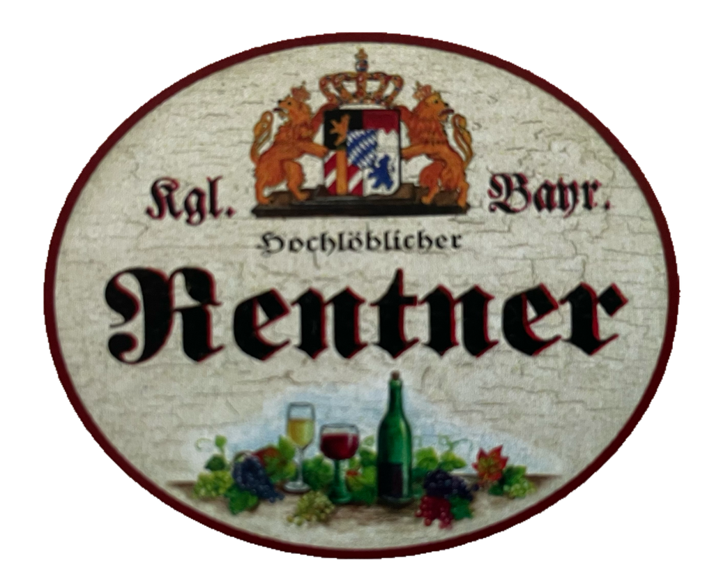 Nostalgie Holzschild Bayern Königlich Bayerischer Hochlöblicher Rentner Schild