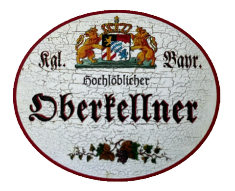 Nostalgie Holz Schild Bayern Königlich Bayerischer Hochlöblicher Oberkellner