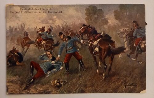 Heldentod des Leutnants Herbert Freiherr Konrad von Hötzendorf 500265A gr D