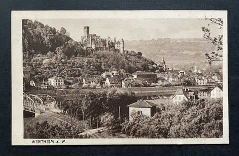 Wertheim am Main Stadt Fluss Burg Brücke Baden-Württemberg Deutschland 400457 F
