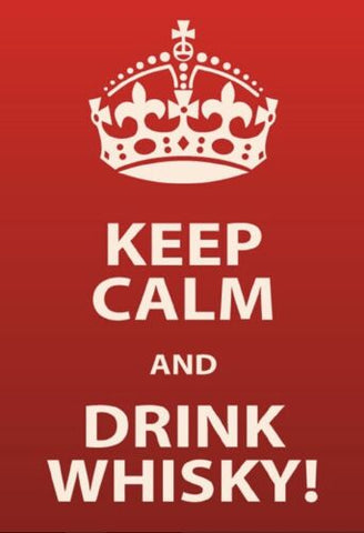 Schild Keep calm and drink Whisky Bat Pub  12x18/20x30/30x40 Blech oder Holz