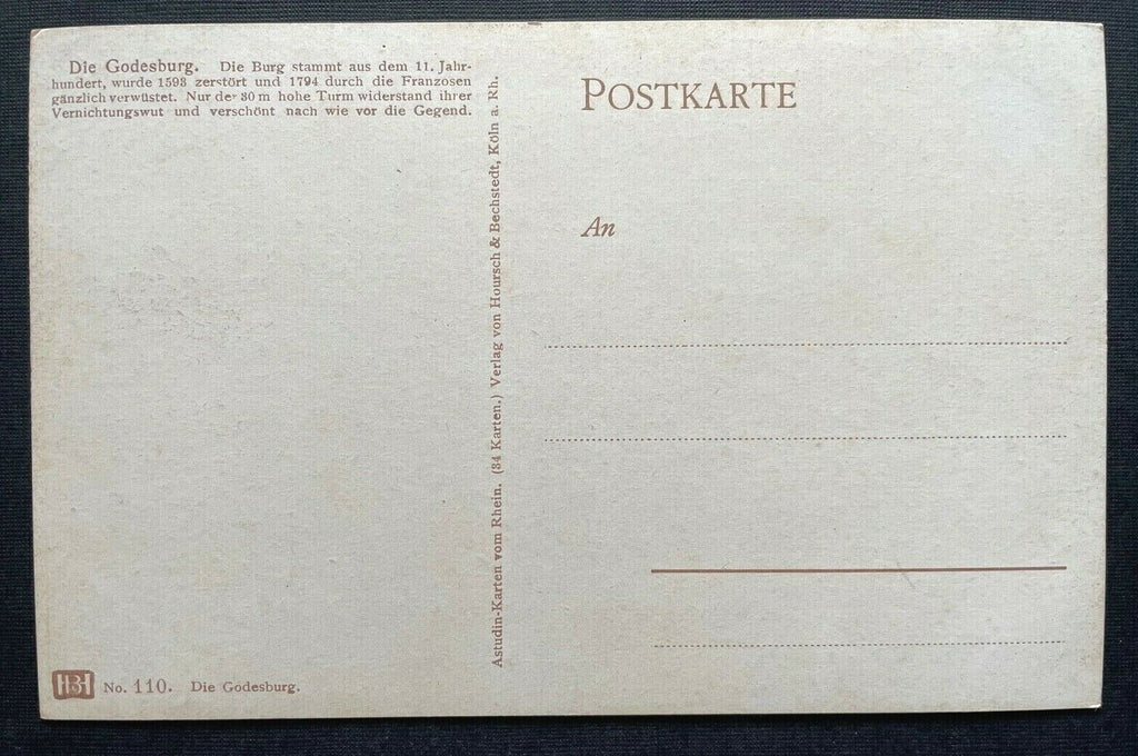 Godesburg Burgruine Festung Turm Berg Nordrhein-Westfalen Deutschland 410133 C