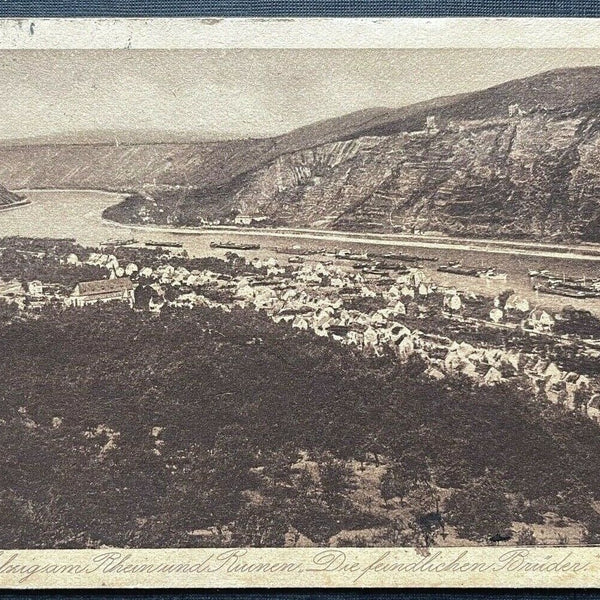 Bad Salzig Rhein Ruinen Feindliche Brüder Rheinland-Pfalz Deutschland 410145 C