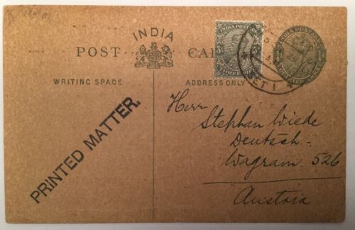 Indien India Ganzsache 1920 14551