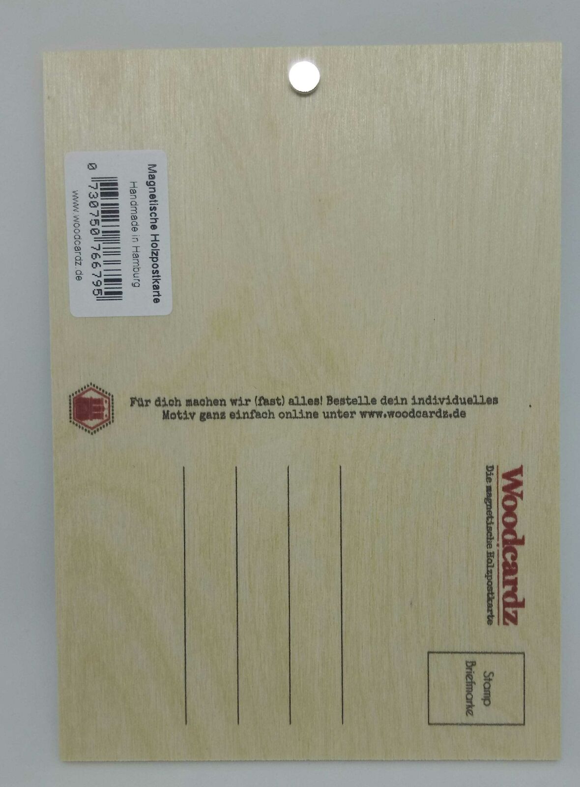 Holzpostkarte magnetisch "Avocado not Avocadon't" 14x10 Birkenholz 60064
