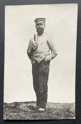 Porträt Soldat Uniform Feldmütze Vollbart Kragen Militär Krieg 410095 TH
