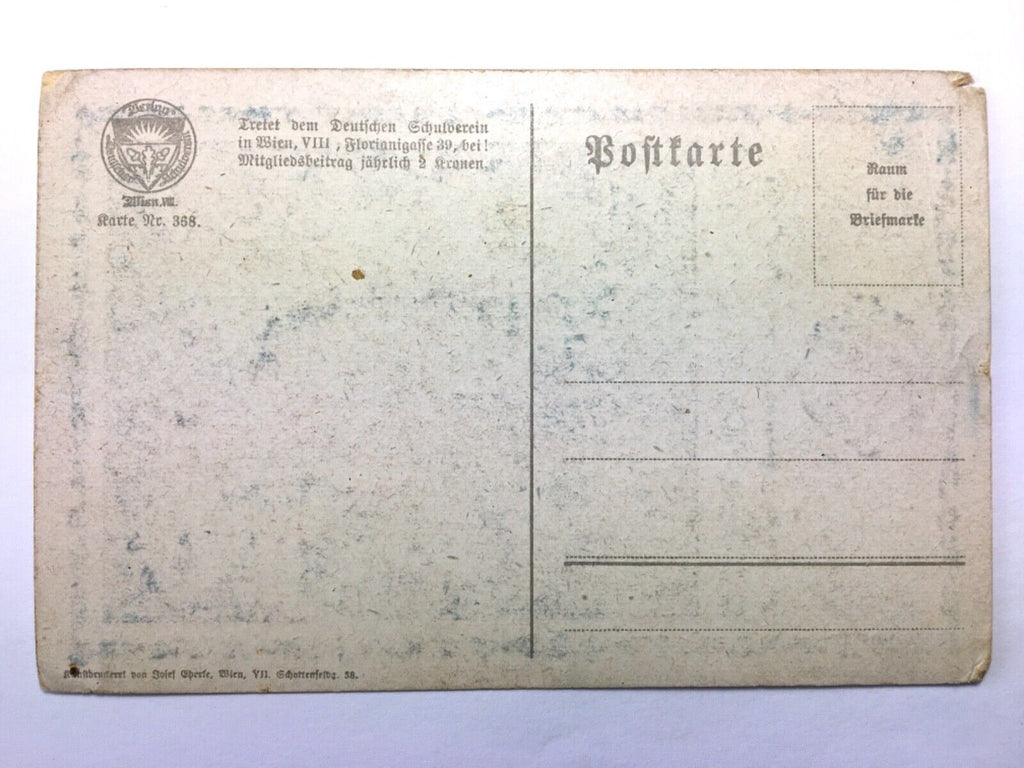 Deutscher Schulverein - Jetzt gang i ans Brunnerle - Künstlerkarte 30089 TH