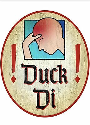 Nostalgie Holzschild Schild  Duck Di