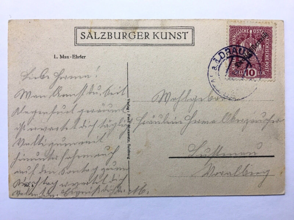 Ist er es werth? (L.Max-Ehrler) - Frau am Schreibtisch - Künstlerkarte 30097 TH