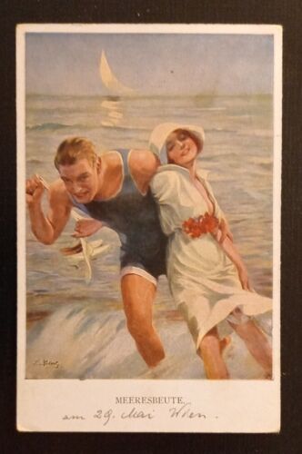 Meeresbeute Mann Und Frau Am Meer 600750A Ga G