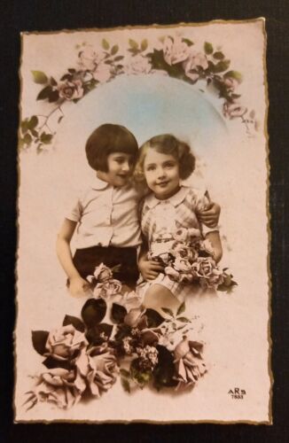 Zwei Mädchen Mit Rosen 600756A Ga G