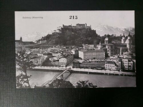 Salzburg Mozartstep Salzach Mönchsberg Festung Dom Kirche Domplatz 402600 WM