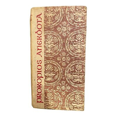 1058 Emil Fuchs DIE ANEKDOTA DES PROKOPIOS Geheimgeschichte einer Tyrannis HC