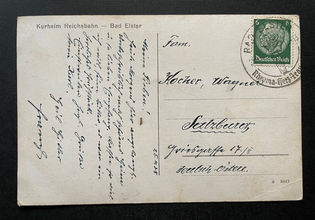 Kurheim Reichsbahn Bad Elster Gebäude Haus Sachsen Deutschland 402179 TH A