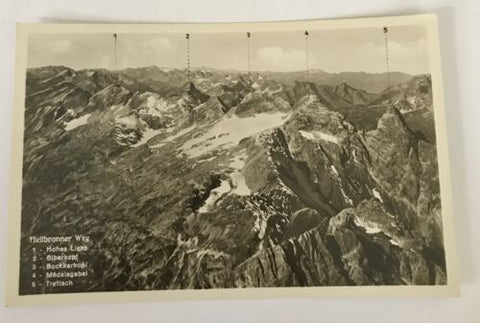 AK, Heilbronner Weg, Gebirge, Gipfel (40032 BW)