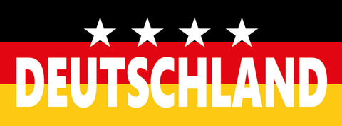 Schild Deutschland Fahne Flagge Land 27x10 Blech od.Holz