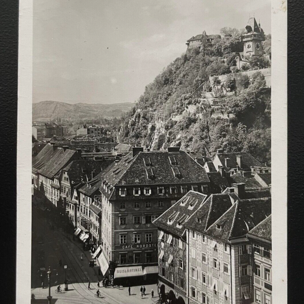Graz A.Hitler Platz Schlossberg Stadt Burg Steiermark Österreich 600173A TH D