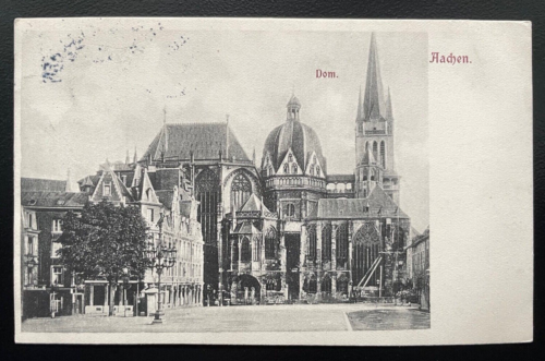 Aachen Dom Kirche Turm Gebäude Nordrhein-Westfalen Köln Deutschland 600188A TH D