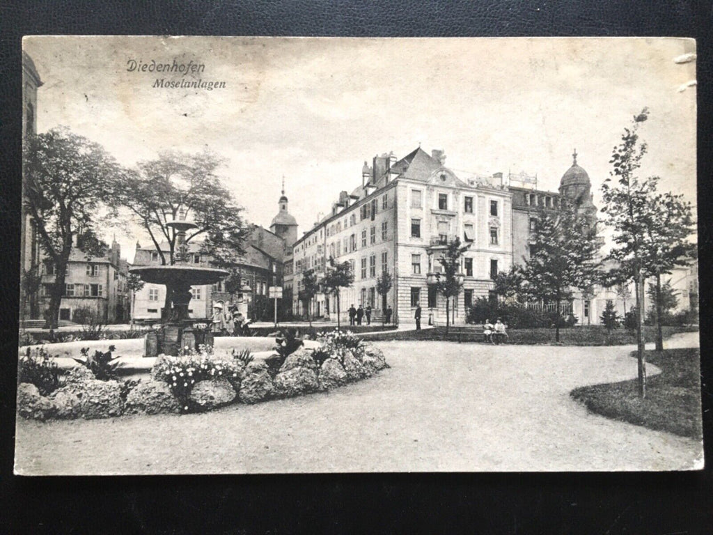 Diedenhofen - Moselanlagen - Thionville - Springbrunnen - Lothringen 180098 TH