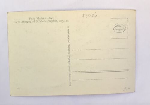 Ak, Bayern, Königssee, Malerwinkel, Schönfeldspitze (40054 BW)