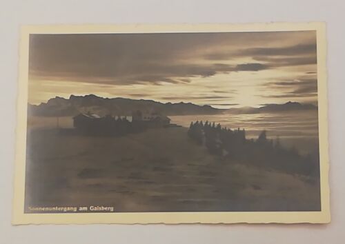 Salzburg Gaisberg Sonnenuntergang Himmel Haus Berg Sonne 600291A tl