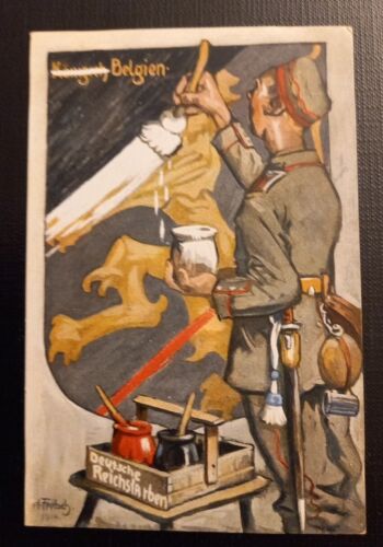 Belgien Deutsche Reichsfarben Ga