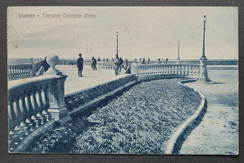 Livorno Terrazza Costanzo Ciano Terrasse Park Toskana Italien 402617 TH C