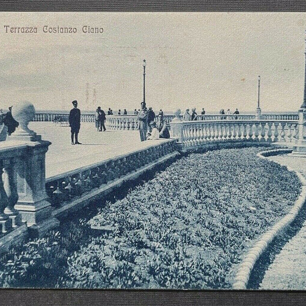 Livorno Terrazza Costanzo Ciano Terrasse Park Toskana Italien 402617 TH C