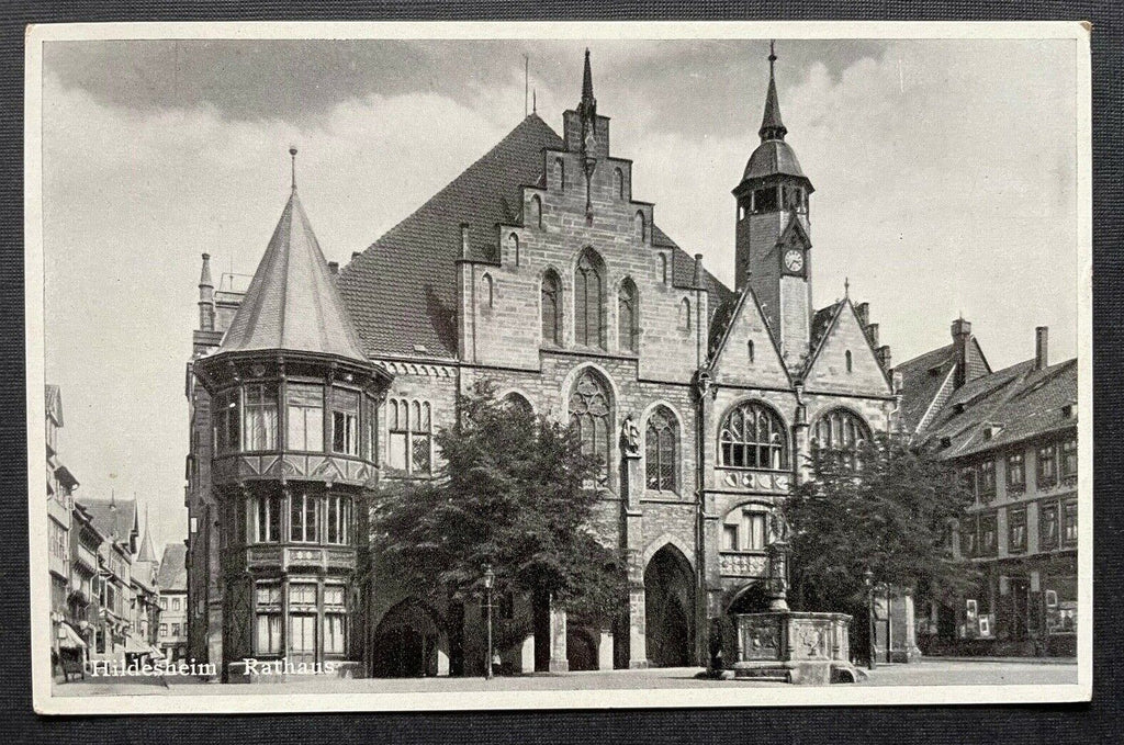 Hildesheim Rathaus Gebäude Stadt Vorplatz Niedersachsen Deutschland 402639 TH C
