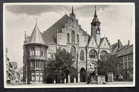 Hildesheim Rathaus Gebäude Stadt Vorplatz Niedersachsen Deutschland 402639 TH C