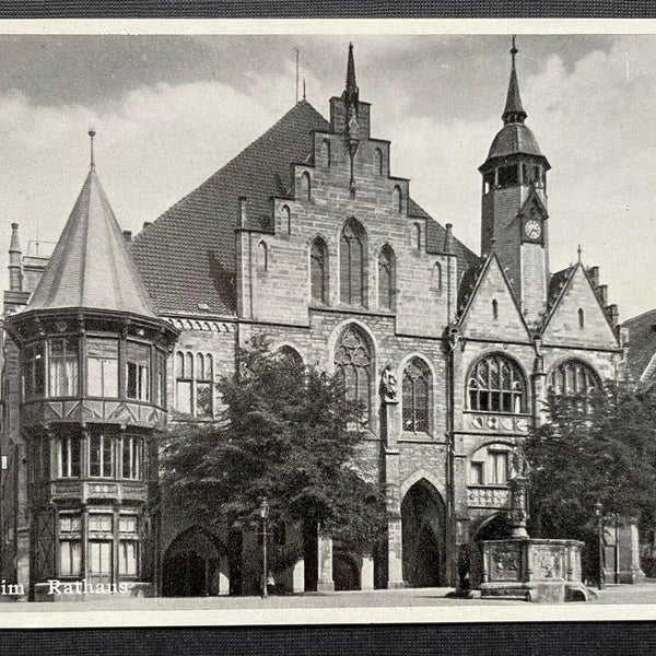 Hildesheim Rathaus Gebäude Stadt Vorplatz Niedersachsen Deutschland 402639 TH C