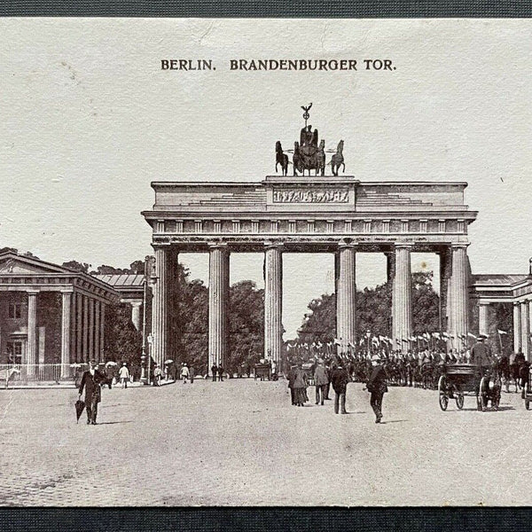 Berlin Brandenburger Tor Stadt Platz Gebäude Kutsche Deutschland 402644 TH C