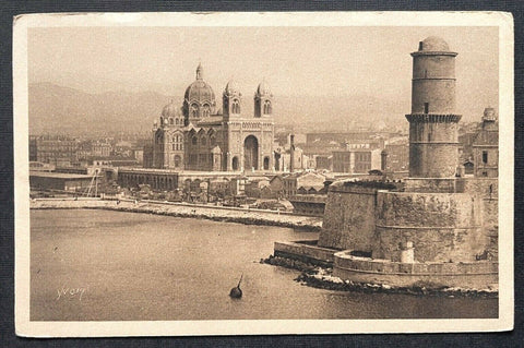 Marseille Rhone Fluss Mündung Fort Saint-Jean Kathedrale Frankreich 402643 TH C