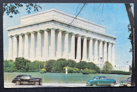Lincoln Memorial Denkmal Gebäude Vorplatz Autos Washington D.C. USA 402682 TH C