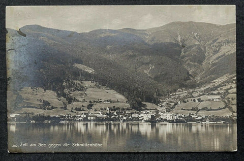 Zell am See gg. Schmittenhöhe Stadt Gebirge Berg Salzburg Österreich 402669 TH C