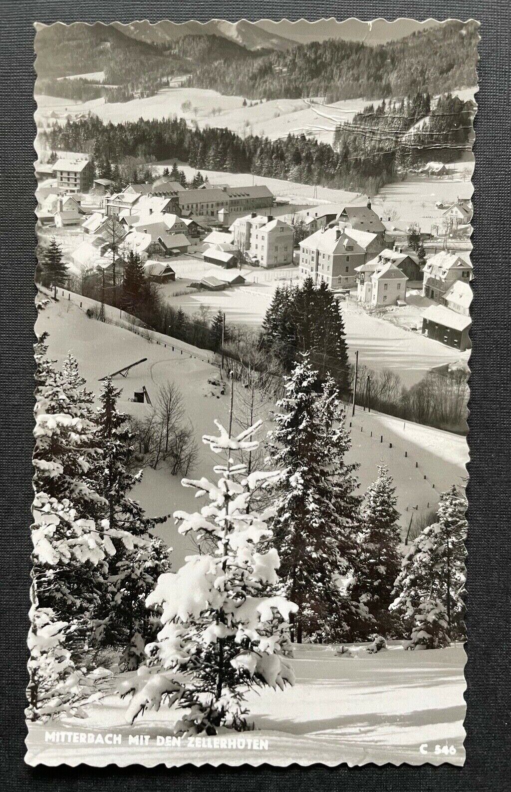 Mitterbach Zellerhoten Ortschaft Berg Gebirge Winter Schnee Österreich 402634 C