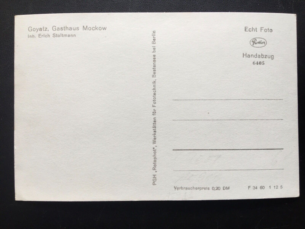 Goyatz - Gasthaus Mochow - Schwielochsee 180136 TH