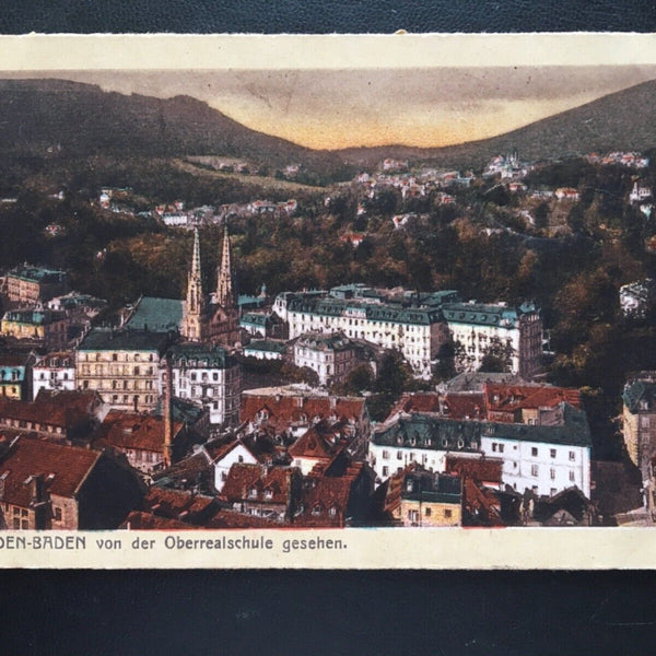 Baden-Baden - Von der Oberschule gesehen - Stadtansicht 180175 TH