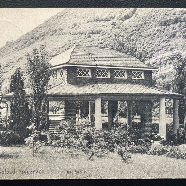 Kalium-Solbad Kreuznach Inselquelle Park Rheinland-Pfalz Deutschland 600195A D