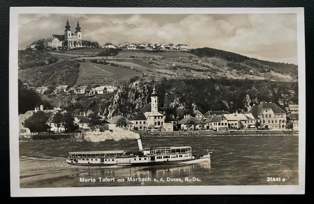 Maria Taferl Marbach a.d.Donau Fluss Kirche Schiff Niederösterreich 600158A TH D