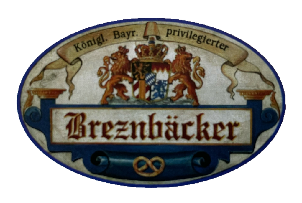 Nostalgie Holzschild Bayern Königlich Bayerischer Privilegierter Breznbäcker