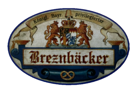 Nostalgie Holzschild Bayern Königlich Bayerischer Privilegierter Breznbäcker