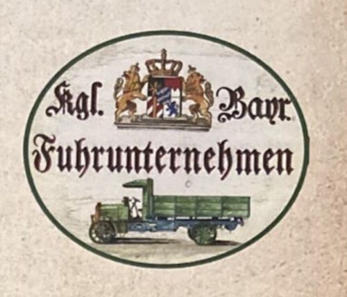 Nostalgie Holzschild Bayern Königlich bayerisches Fuhrunternehmen Schild